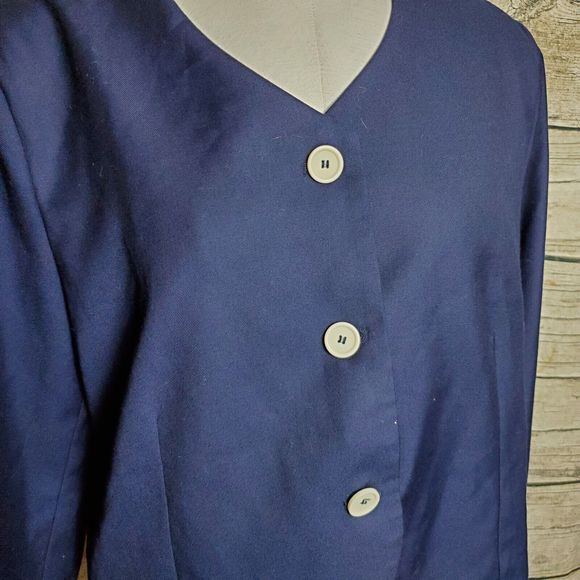 Dowara Comfortable Navy Blazer Size Large NWT - Picture 2 of 11